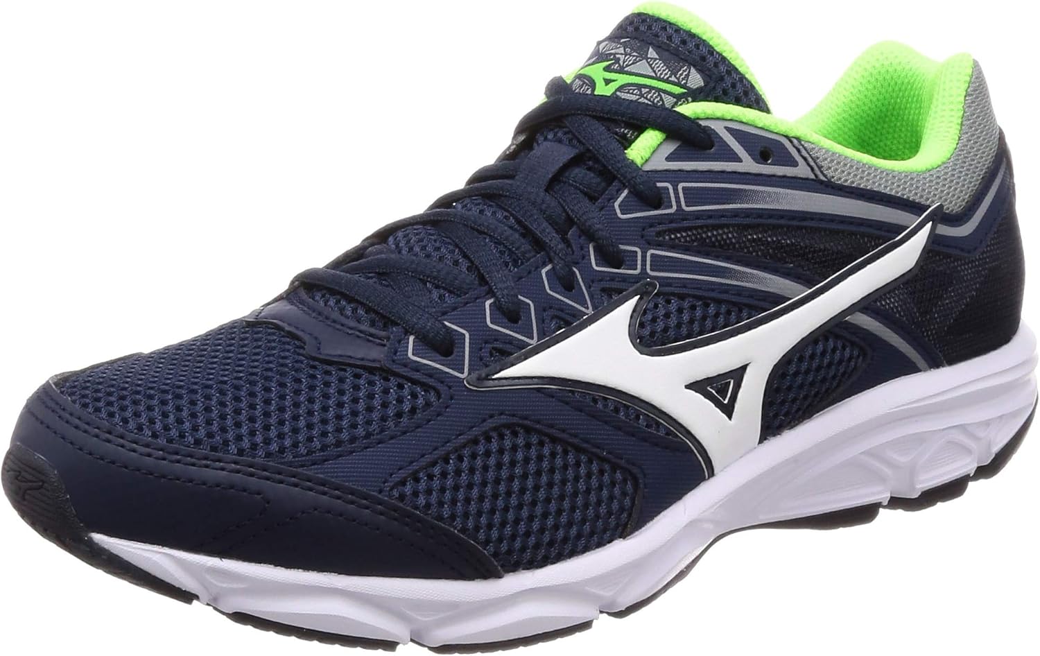 mizuno 美津浓 跑鞋 stargazer 男款 藏青×白色×* 25.0 cm 3e